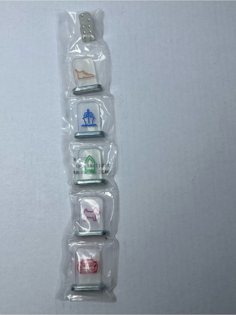 MONOPOLY Revolution REPLACEMENT Pieces-Full Set-6 Movers & 2 Dice-NEW SEALED